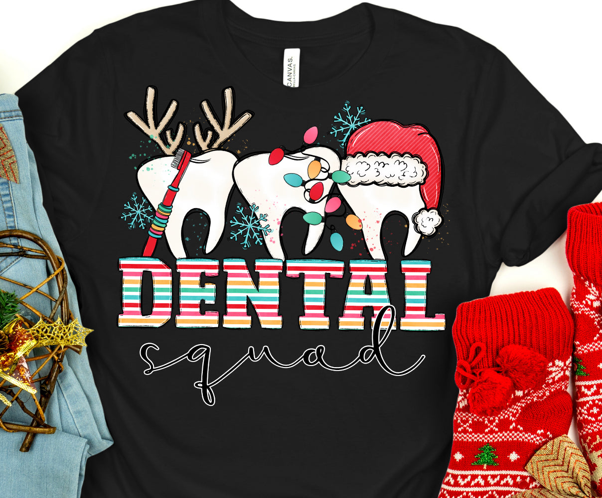 Christmas dental squad-DTF