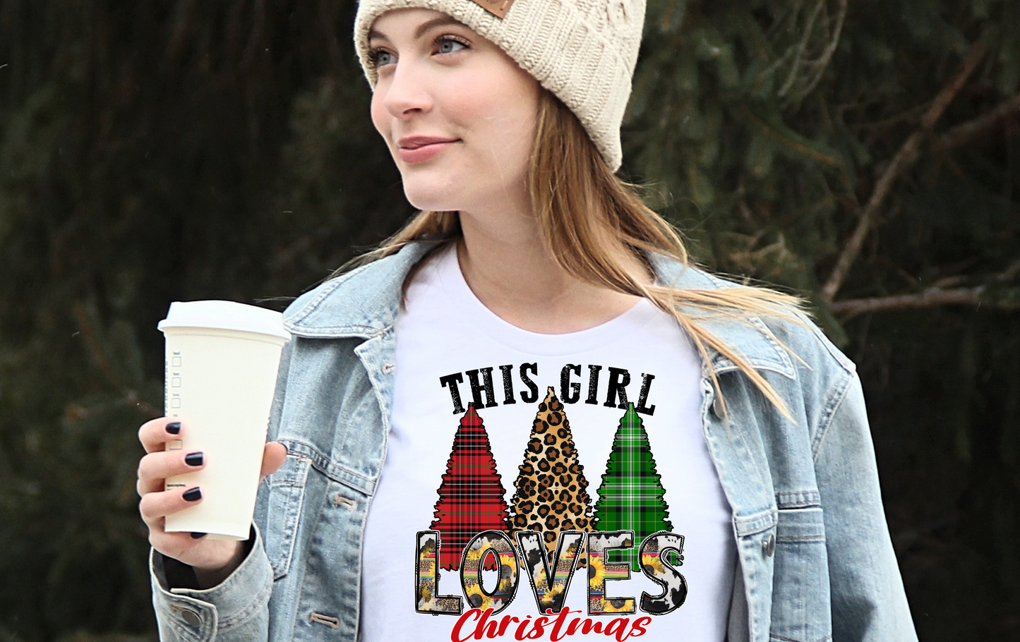 This girl loves Christmas -DTF