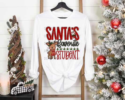 Santa’s Favorite Student - DTF