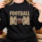 Vegas Gold sequin football mom-DTF