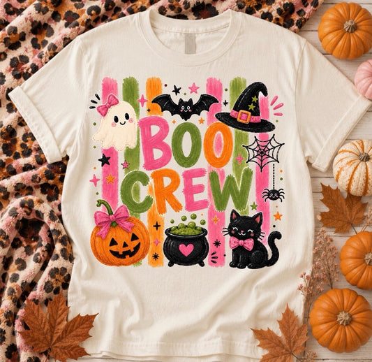 Boo Crew stripes- DTF DEAL