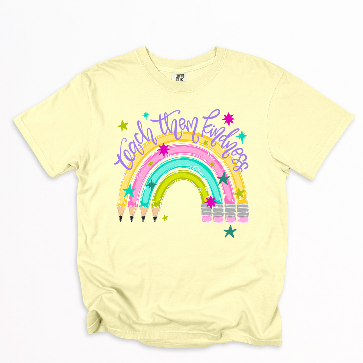 Teach them kindness rainbow -DTF&UV