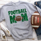 Green sequin football mom-DTF