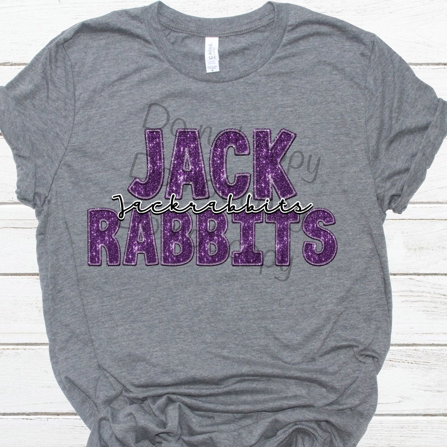 Jack rabbits sequin-DTF