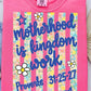 Motherhood is kingdom work stripes- DTF&UV