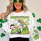 Lucky Day Charlie Brown Checkered (FRONT OF SHIRT & SLEEVE COMBO)-DTF