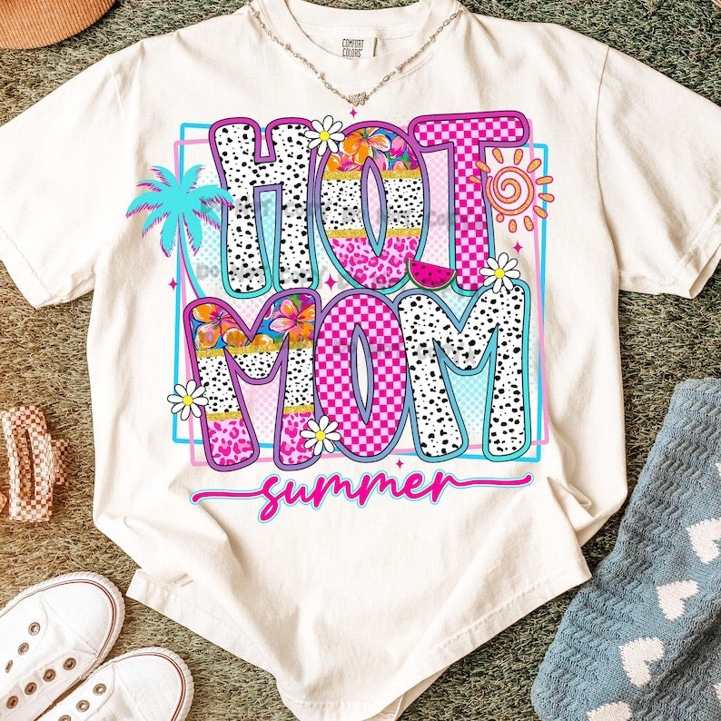 Hot mom summer tropical - DTF