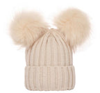 Double Pom Embroidered Beanie-Pre Order