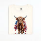 Highland with American flag- DTF&UV
