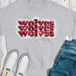Wolves stacked sequin-DTF
