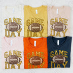Game Day Football faux sequin embroidery (Color Dropdown)-DTF&UV