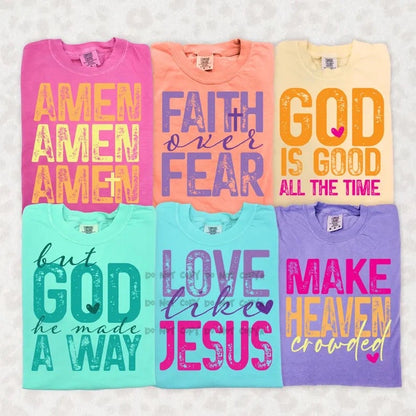 Amen triple stacked - DTF&UV