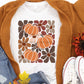 Boho Floral Fall with Pumpkins-DTF