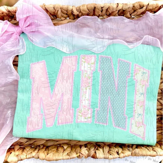 Floral lace mini-DTF&UV