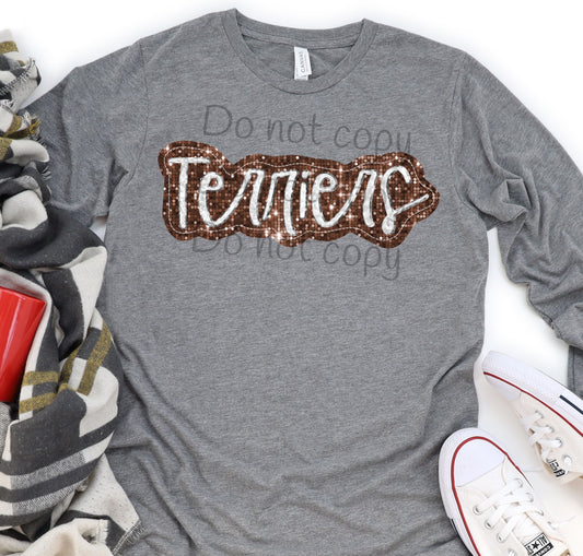 Terriers sequin -DTF