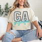 Polka Dotted Faux Embroidery States (ALL STATES)-DTF