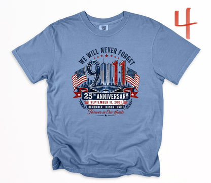 9/11 25th Anniversary (multiple options) -DTF&UV