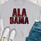 Alabama roll tide sequin-DTF