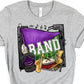 Band pennant purple-DTF