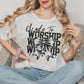 Made to Worship Black Bow-DTF
