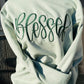 Blessed Embroidered Sweatshirt