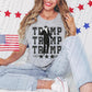Trump Stacked Blk DTF