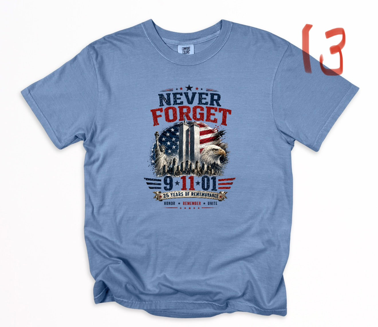 9/11 25th Anniversary (multiple options) -DTF&UV