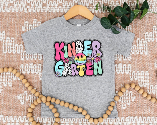 Kindergarten with smiley-DTF