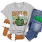 Happy Go Lucky Pot Of Gold Checkered  -DTF