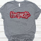 Hornets red silver sequin -DTF