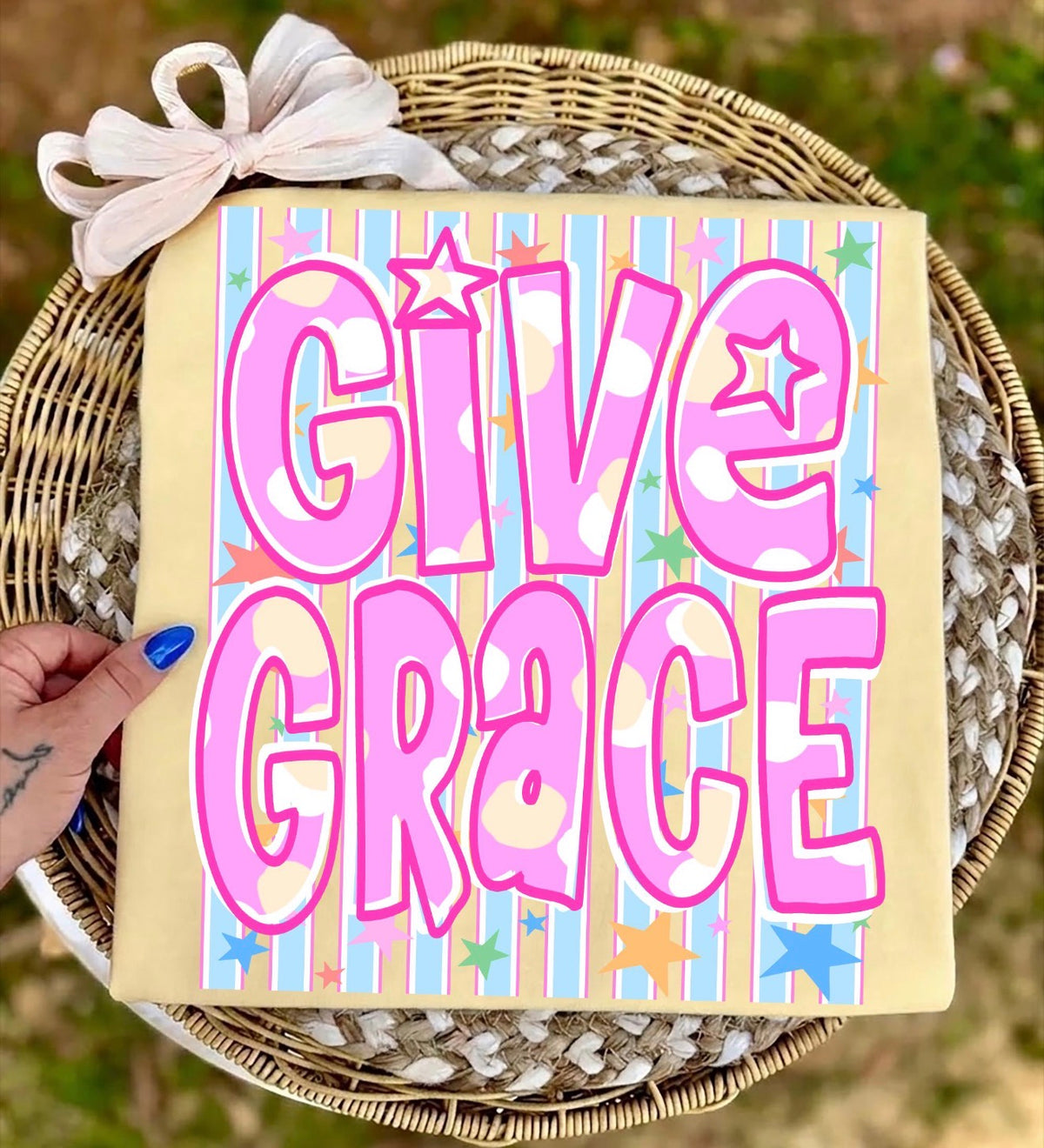 Pink Give Grace -DTF&UV