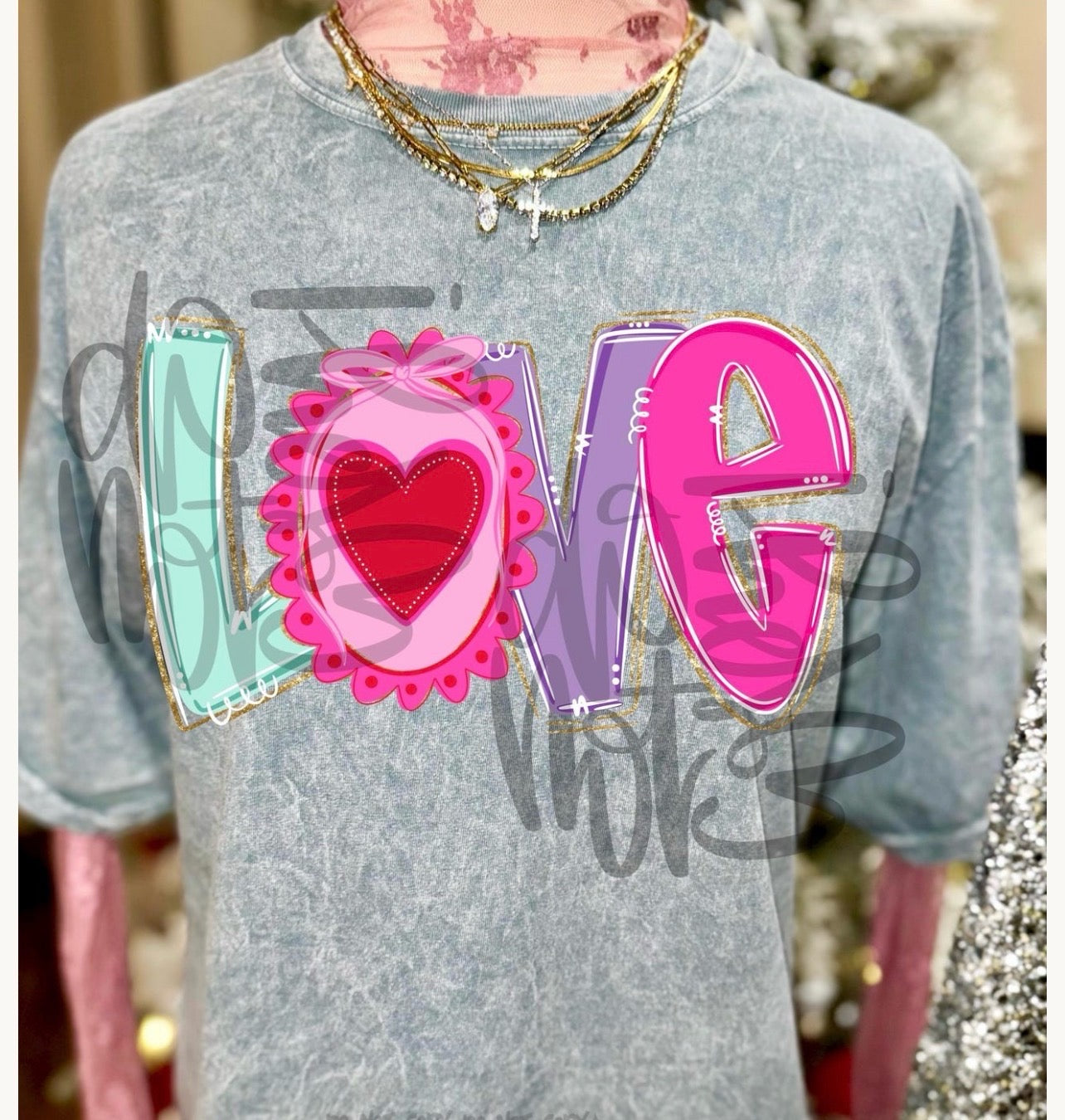 Love framed heart-DTF&UV