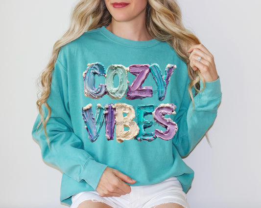 Painted Cozy vibes-DTF&UV