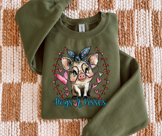 HOGS AND KISSES-DTF&UV