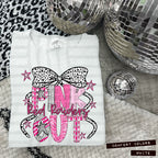 Pink out Silver- (DROPDOWN MASCOT)-DTF&UV
