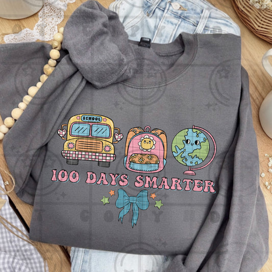 100 days smarter  -DTF&UV