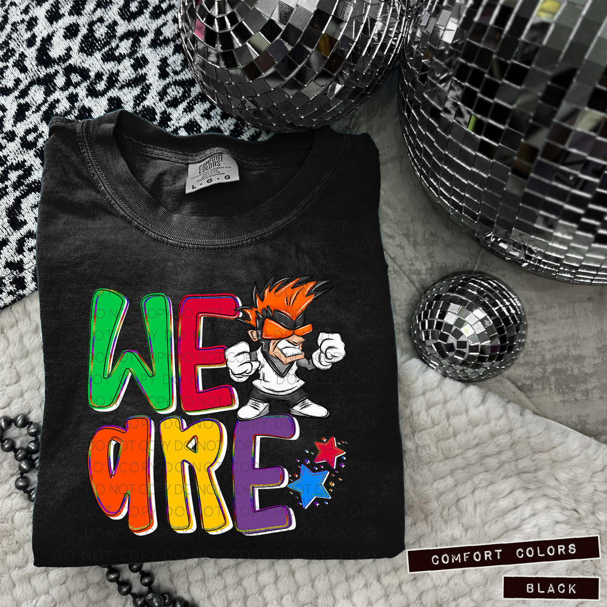 WE ARE MASCOT Heads(dropdown)-DTF