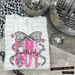 Pink out Silver- (DROPDOWN MASCOT)-DTF&UV