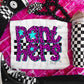 Pink Leopard Neon Mascots (dropdown)-DTF&UV