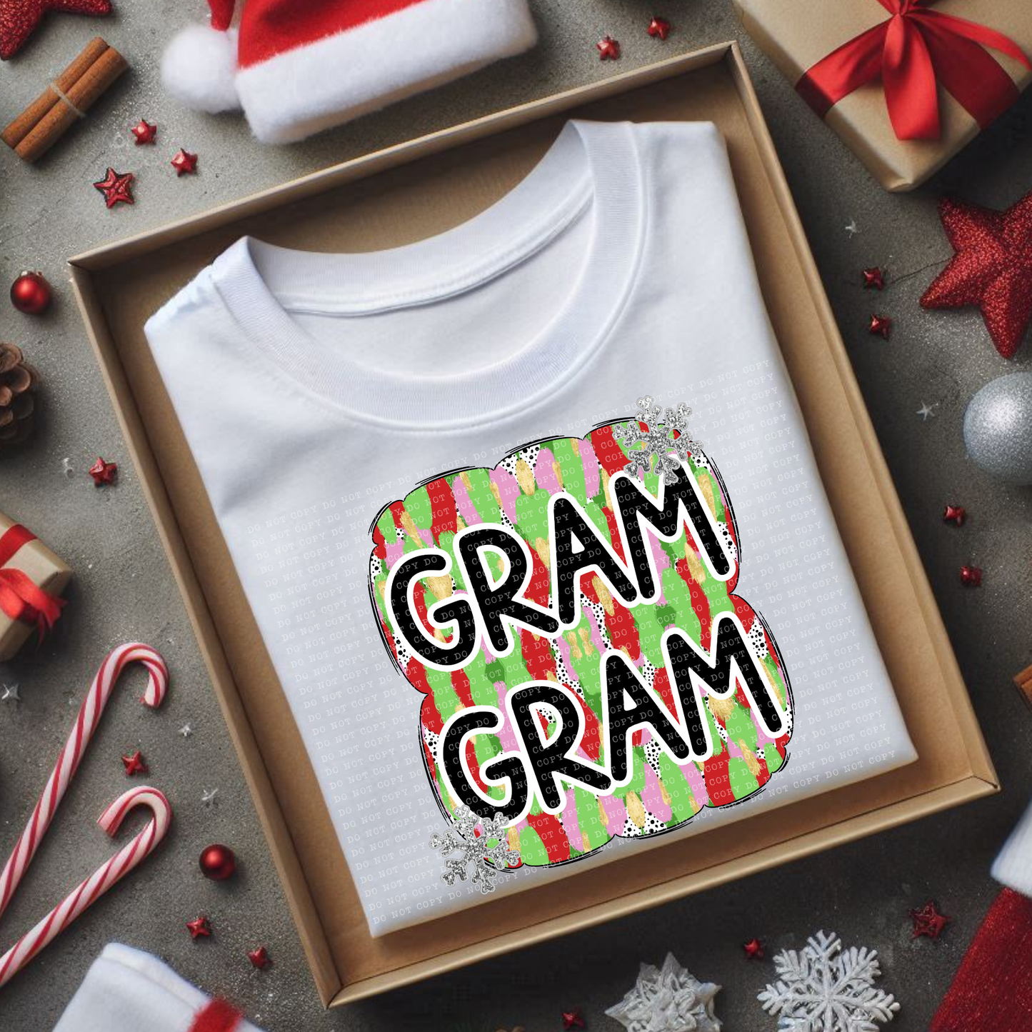 Christmas Paint Names(ALL NAMES IN THIS LISTING- DROPDOWN)-DTF