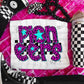 Pink Leopard Neon Mascots (dropdown)-DTF&UV