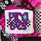 Pink Leopard Neon Mascots (dropdown)-DTF&UV