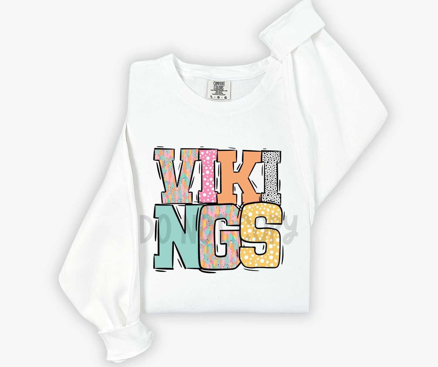 Pastel Stroke Varsity Mascots (ALL Mascots in this listing Dropdown)-DTF