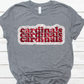 Cardinals stacked sequin-DTF