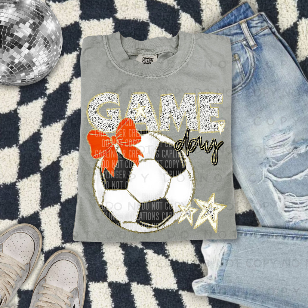 Game day Soccer(all colors in dropdown)-DTF