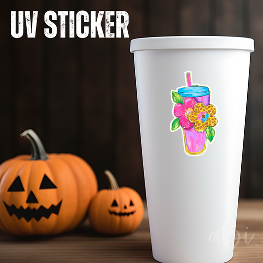 SUMMER TUMBLER -UV Stickers
