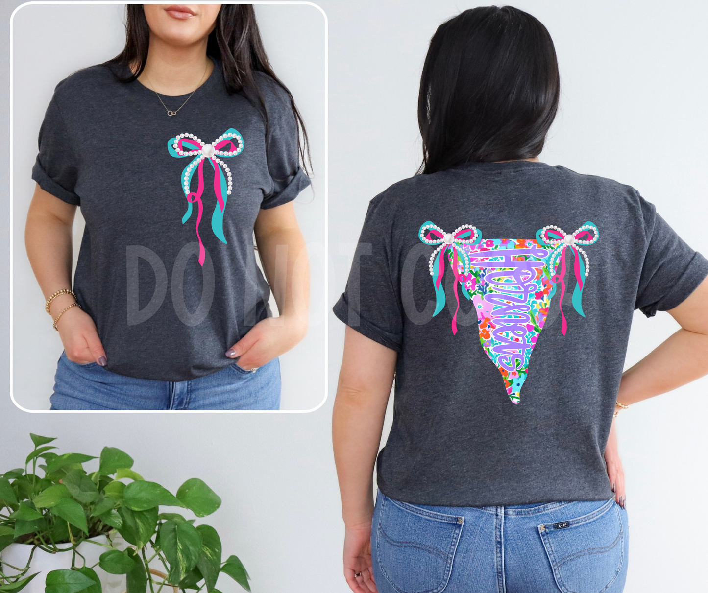 Bright Pennant Mascot (FRONT- Dropdown)-DTF&UV