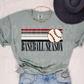 Baseball Season Retro Stripe-dtf