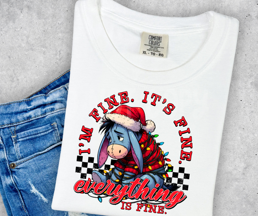 I'm fine eeyore-DTF