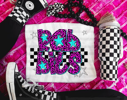 Pink Leopard Neon Mascots (dropdown)-DTF&UV